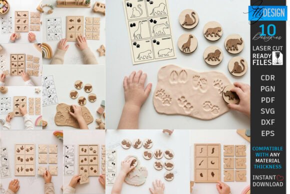 Animal Track Play Dough Stamps Bundle: A Practical Evaluation