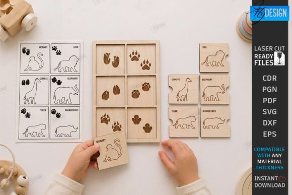 Animal Tracks Play Dough Stamp Laser Cut: A Strategic Tool for Educational Product Development