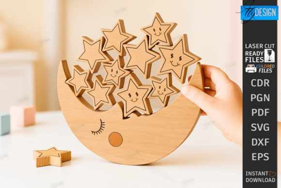 Balancing Stacking Toy Laser Cut CNC: A Unique Design Asset