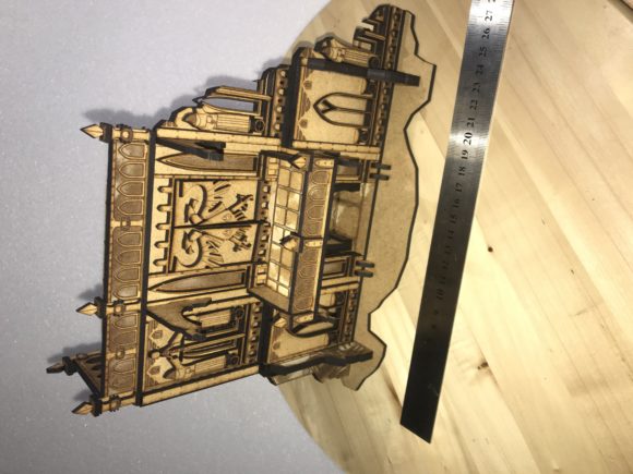 Bringing the Dark Ages to Life: The Gothic Temple Ruins Part 1 Entrance for Tabletop Gaming