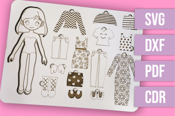 Creative Crafting with Laser Cut File - Dress Up Puzzle - Sammy