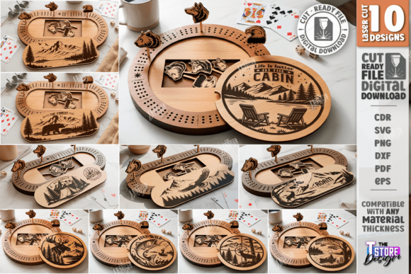 Cribbage Boards Laser Cut Bundle CNC: A Strategic Resource for Creators and Makers