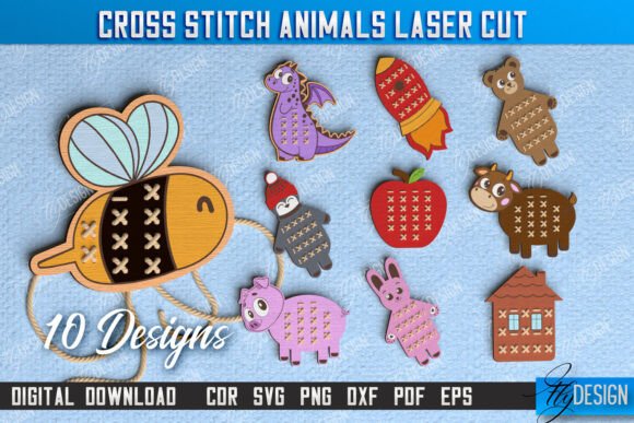 Cross Stitch Animals Bundle Montessori: A Workflow for Creators and Educators