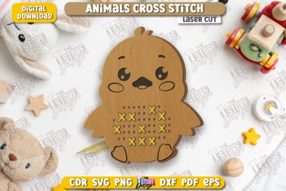 Cross Stitch Chick Laser Cut CNC: A Creative Fusion of Craft and Technology