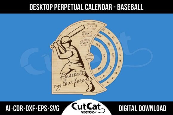Desktop Perpetual Calendar for Baseball: A Unique Fusion of Utility and Fandom