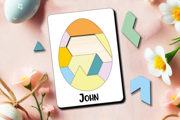 Easter Puzzle Sharp Edges Kid Child Game