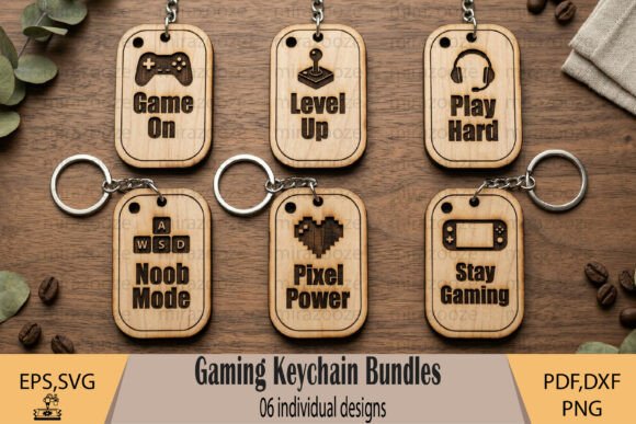 Gaming Keychain Bundles: Design Assets for Creators