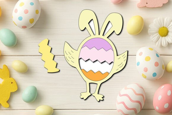 Kid Game SVG Egg Chicken Easter Puzzle