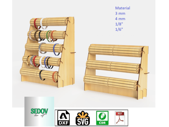 Laser Cut Bracelet Stand and Watch Stand: A Practical Solution for Jewelry Display and Storage