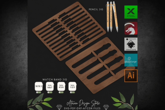 Laser Cut Pen Watch Band Jigs