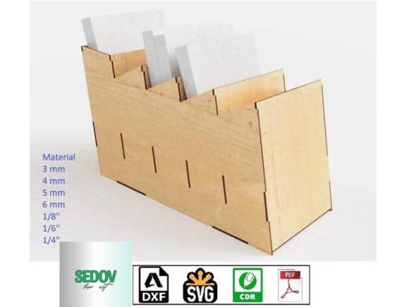 Laser Cut Stand for Advertising Booklets: A Practical Tool for Organization and Presentation