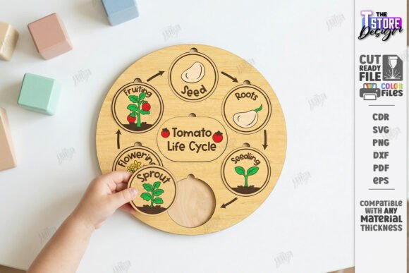 Life Cycle Puzzle Laser Cut Montessori
