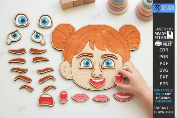 Make a Face Wooden Puzzle Laser Cut CNC: A Creative Educational Tool