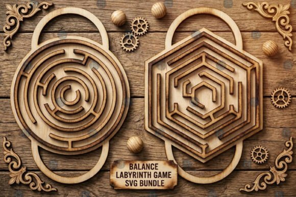 Mastering the Balance Labyrinth Game SVG Bundle for Crafters