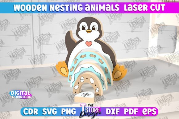 Mastering the Wooden Nesting Penguin Baby Game CNC for Laser Cutting Projects
