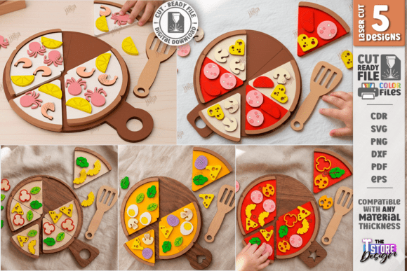 Montessori Pizza Laser Cut Bundle Kids – A Creative and Educational Resource for Makers and Educators
