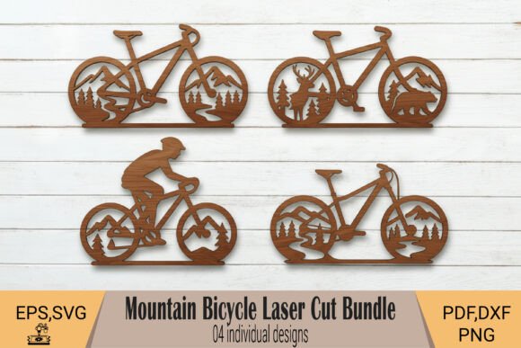 Mountain Bike Wall Art SVG: Bold Designs