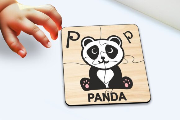 Panda Kid Puzzle Baby Game Child Play