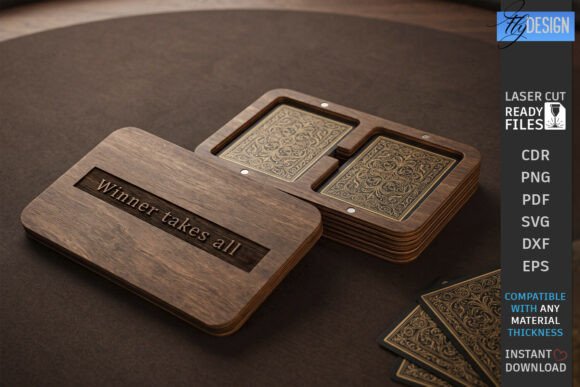 Playing Card Box Laser Cut Card Case: Elevating the Poker Night Experience
