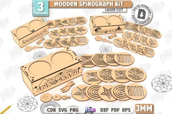Revitalizing Hands-On Learning: The Strategic Value of the Spirograph for Children Laser Cut Bundle