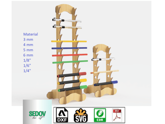 Transform Your Workspace with a Laser Cut Pen Organiser Display Stand