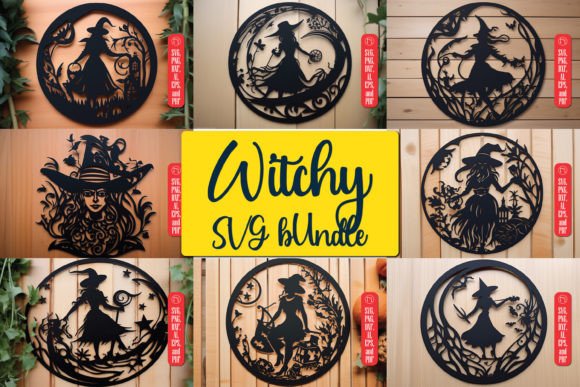 Unleash Your Inner Mystic with the Laser Cut Witchy SVG Bundle