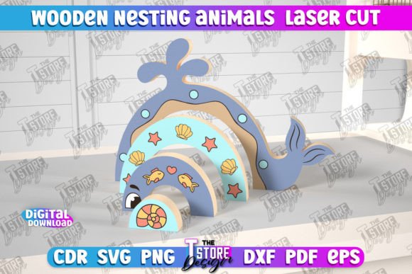 Wooden Nesting Whale Baby Game CNC: A Creative Blueprint for Makers